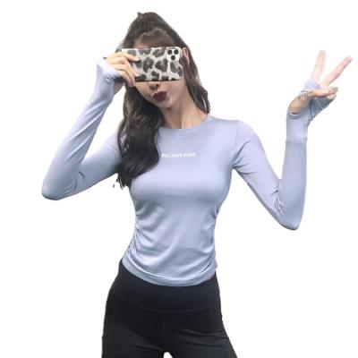 China Anti-wrinkle high quality sportswear 2022 factory outlet casual wear new long sleeve summer T-shirts ladies youth for sale