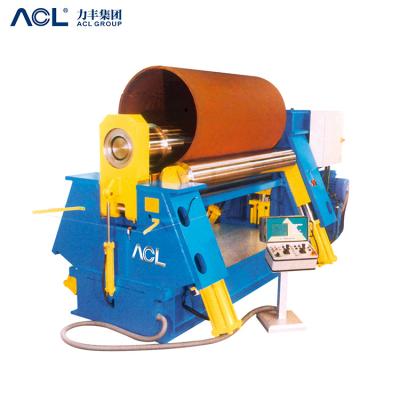 China ACL Hotels HVAC 3 Roller Iron Plate Bend Rolling Mill Sheet Metal Plate Bending Machine for sale