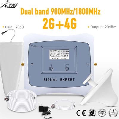 China 70dB Doppelbandsignal-Verstärker des verstärker-900MHz 1800MHz 4G G/M LTE zu verkaufen