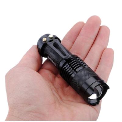 China High Power Led Battery Torch Light Torch Light Camping Mini Flashlight Waterproof Zoom for sale