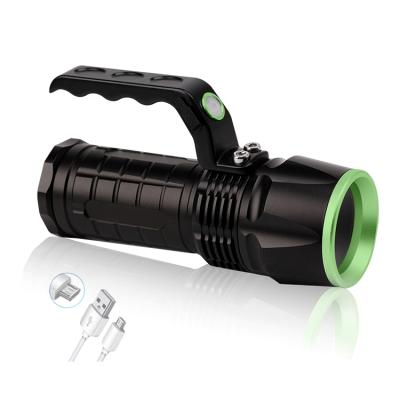 China High Power 5W LED Searchlight XML U2 LED High Power LED Flashlight Aluminum Handheld Searching/Camping Torch for sale