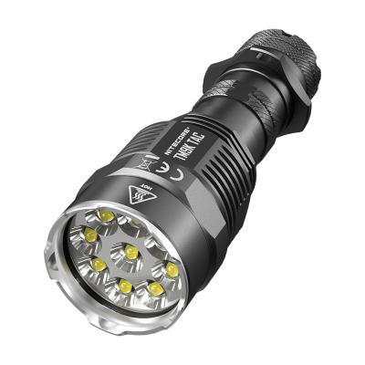 China Camping 9800 Lumens NITECORE TM9K TAC XP-L2 HD LED USB-C Rechargeable Tactical Flashlight Built-in Li-ion 5000mAh Battery for sale