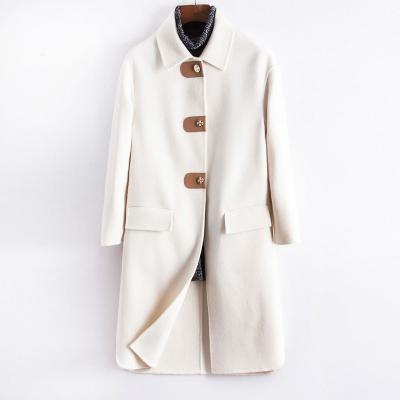 China Breathable Mid And Long Size OEM Customized Wholesale Women Cashmere Parka Winter Coats For Ladies Women for sale