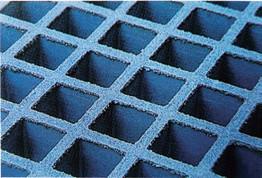 China Elite Pultruded FRP Grating Panels Slip Proof 50 * 50mm For Secure Access Points for sale