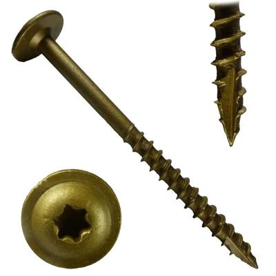 China Pan Wholesale China Factory Wood Screws Small 25mm Anti Tamper Mild Steel Pancake Head Stainless Steel Countersunk Wood Screw for sale