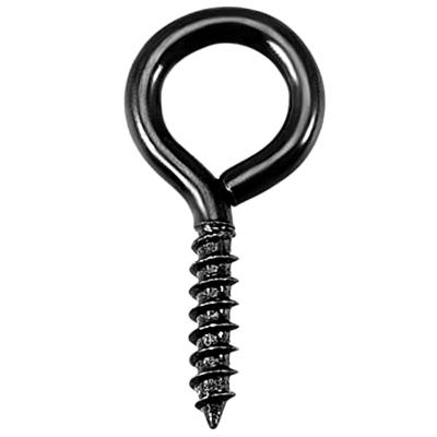 China Stainless Steel Eye Screw Nickel Plated In Black Coated Stainless Steel Lag Eye Screw for sale