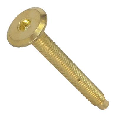 China Soft Narrow Stainless Steel Furniture Hardware Hex Screw On Cabinet 70mm x 5mm Conector Outdoor Furniture Machine Screws for sale