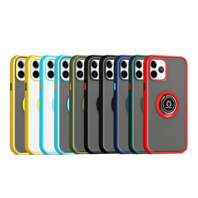 China 2020 shockproof HOT sale magnet adsorption ring holder mobile phone case for iphone 11 pro for sale