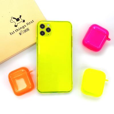 China Clear Color Slim And Soft Transparent Jelly TPU Mobile Phone Case For iphone 11 x 8 xs xr 7 plus for sale