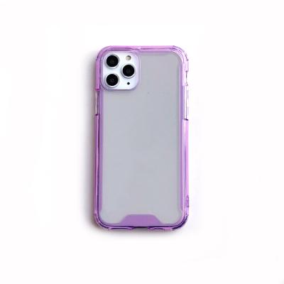 China Luxury fashion shockproof clearly 2 in 1 acrylic tpu cell phone case for iphone 11 shockproof for sale