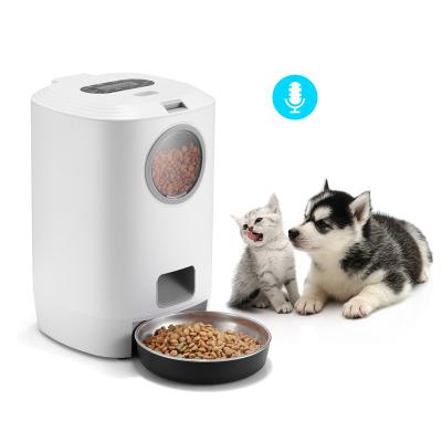 China 4.5L Automatic Infrared Sensing Won't Block Bowl Cat Dog Auto Pet Automatic Food Stainless Steel Feeder for sale