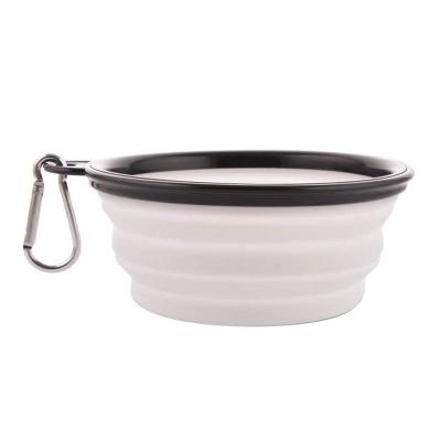 China 350ML 11.8oz Portable Collapsible Viable Bowl Dog Puppy Driver Pet Safe Material Feeding Bowl for sale