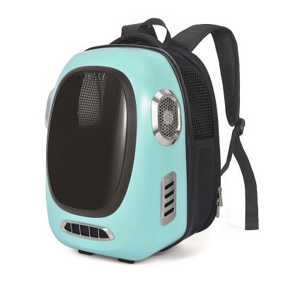 China Travel Bubble Breathable Rise Element Fans Smart Pet Backpack Cat Dog Carrier Capsule Pet Breathable Bag for sale