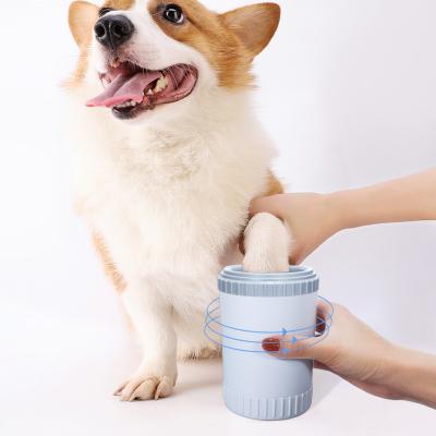 China Easy To Use Viable Pet Feet Claw Dog Cat Foot Washing Tool Pet Paw Washer Cup Care Cleaner Brush for sale