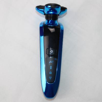 China New rechargeable triple blade man electric razor with trimmer travel portable razor waterproof washable triple blade razor for sale