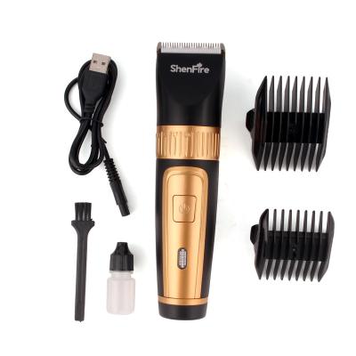 China Commercial Professional Electric Hair Trimmer With Movable Blade Adjust Ring To Clipper Ceramic Movable Blade For Barber's Use for sale