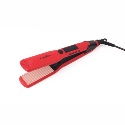 China 2020 hotel waver iron hair crimper hair waver flat iron wholesale cheap private label ceramic beard flat iron for sale