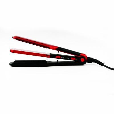 China Hotel 202 Wide Dish 2 in 1 flat iron hair straightener and hair crimper straightening iron corn waver LCD DISPLAY for sale