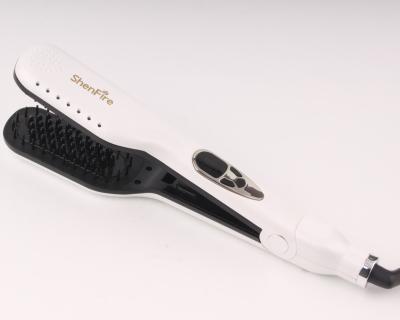 China Disposable Professional Straight Hair Comb Electric Hot Comb For Barber Shop Use Hair Brush for sale