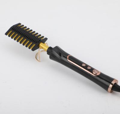 China Nondisposable Copper Straight Hair Comb Electric Hair Brush With Two Sides Comb Teeth Hot Comb for sale