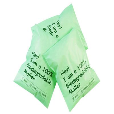 China Strong Adhesive Biodegradable Packaging For Cosmetics Food Shipping Express Mail Pouch Transparent Packaging Bags for sale