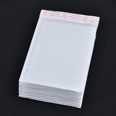 China Matte Bubble Padded Envelope Bubble Strong Adhesive Eco Friendly White Air Polymailer Bags Custom Bubble Mailers For Mailing Packaging for sale