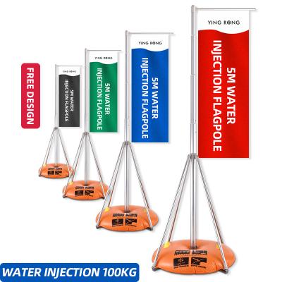 China Simple Modern Hot Outdoor House Flagpole DIY Flagpole Banners House Garden Kits Flag Pole Advertising Water Injection Standard Water Injection Flag for sale