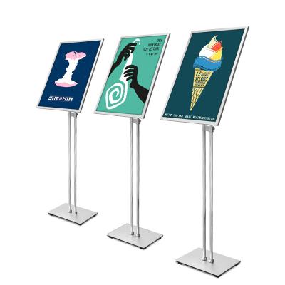 China Durable Outdoor Adjustable Height Adjustable Menu Stand Multi-position Signage A4 A3 A2 Store Portable Sign Holder for sale