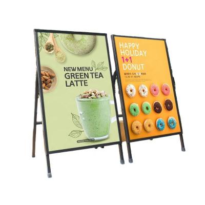 China Exhibition Hall Promotion Shopping Mall Poster Stand , Custom Mall Cosmetic Signs Advertising Display Stands for sale