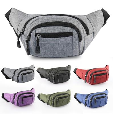 China High Quality Customized Large Logo Sports Waist Bag Phone Bag Waist Bag Running Casual for sale