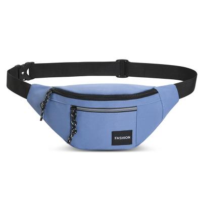 China Wholesale High Quality Promotion Polyester Sports Running Waterproof Waist Bag Sling Messenger Bag Custom Waist Bag for sale