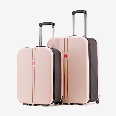 China 2022 New High Quality Folding Suitcase Women's Luggage 24 Inch 20 Inch Cabin Case Men's Custom Portable Travel Luggage for sale