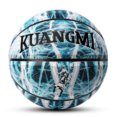 China Application size7 PU Kuangmi basketball color basketball indoor and outdoor design for sale