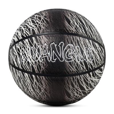 China Luminous basketball application size7 devil's eye basketball indoor and outdoor PU color basketball Kuangmi for sale