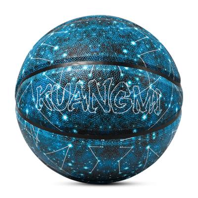 China 2021 Sports Game.Sports Latest Training Product High Value PU Moisture Absorbing Starry No. Bright Size. 7 basketball for sale