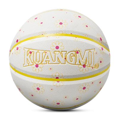 China Indoor and outdoor basketball color basketball PU Kuangmi small application size7 daisy basketball for sale