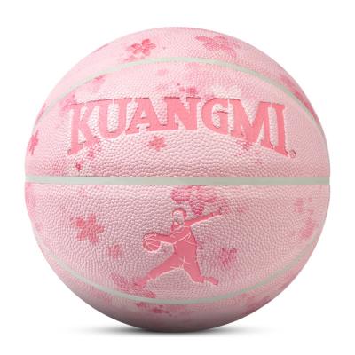 China Sports Game.Sports Forming PU Wholesale Custom Fashionable Luminous Slip Basketball Wear Resistant Size 7 Non for sale