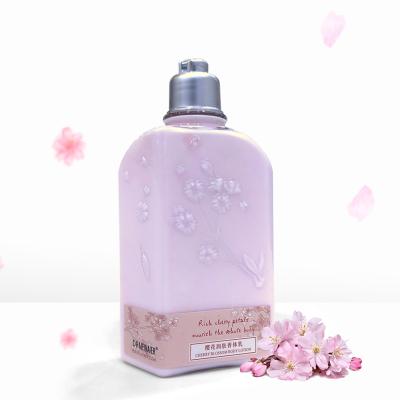 China New Skin Revitalizer Body Lotion Skin Brightening Cherry Blossom Nourishing Body Cream for sale