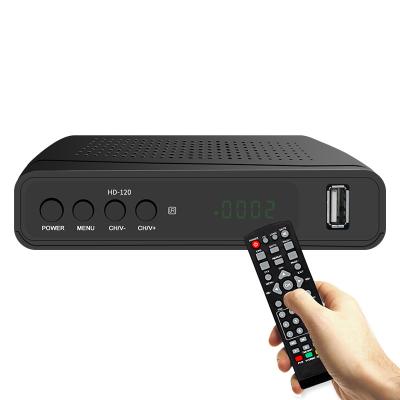 China Full HD 1080p Digital TV Receiver Dvb-t2 Set Top Box H.264 Set Top Box Dvb Terrestrial High Quality T2 HD-120A for sale