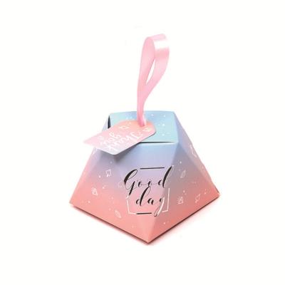 China Recyclable Wedding European Wedding Packing Recyclable Wedding Small Box Bridesmaid Christmas Handbag Christmas Candy Gift Box Cookie Print Jewelry Bag for sale