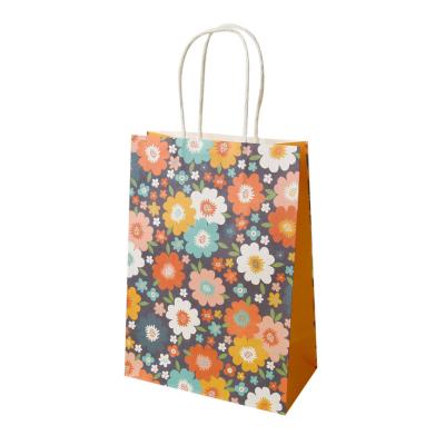 China Recyclable Logo Paper Bag High Quality Custom Cheap Colorful Paper Bags Print With Handles Kraft Paper Bag for sale