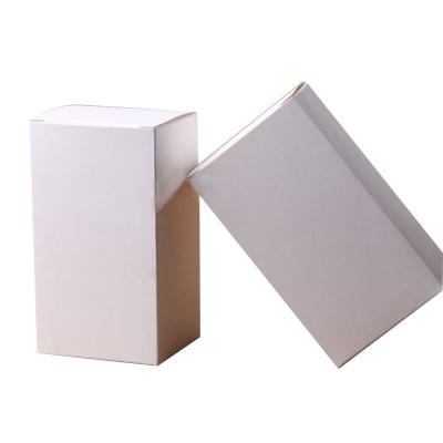 China Recyclable Customized White Printing Logo Paper Box Packaging Square Ivory Board Box for sale