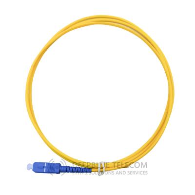 China FTTH FTTxFTTB Network FTTH Fiber optic cable SC UPC 0.9mm Simplex Single Mode pigtail for sale