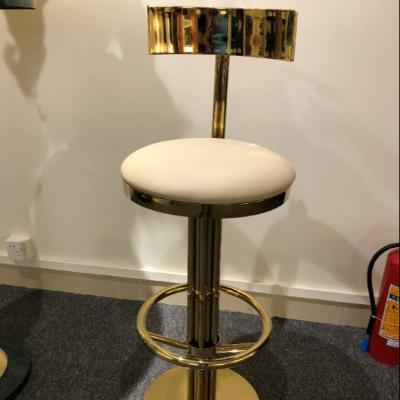 China High Modern Luxury Modern Stainless Steel Bar Stool Chairs Bar For Sale for sale