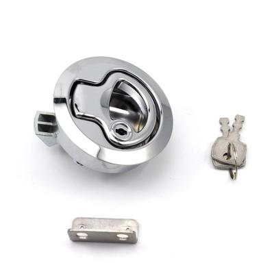 China YH9540 Zinc Alloy Boat Slam Latch Round Pull Latch Boat Latch Flush Lock for sale