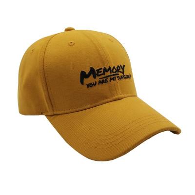 China Designer JOINT Promotional Yellow Baseball Cap Embroidery Machine For Baseball Cap Maker for sale