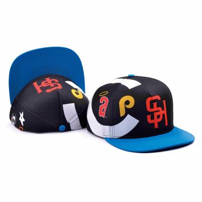 China JOINT Wholesale Snapback Hat Black Hats Custom Printing Snapback Hat For Summer Hat for sale