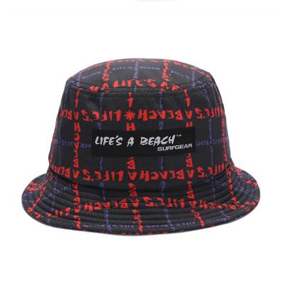 China Customized 100% Cotton Bucket Hats Casual Hat With Printed Logo for sale