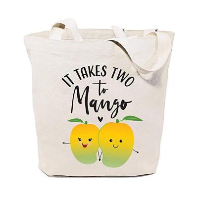 China Custom Handled Different Size Shopping Bags Woman Tote Bag Logo Print Tote Bag for sale