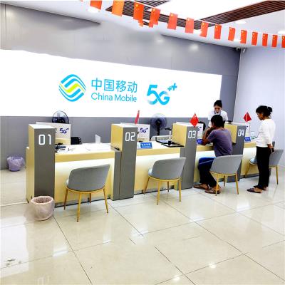 China Modern factory supply laptop service cashier desk checkout counter for mobile phone store for sale